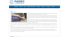 Desktop Screenshot of fadec.org.br