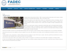 Tablet Screenshot of fadec.org.br